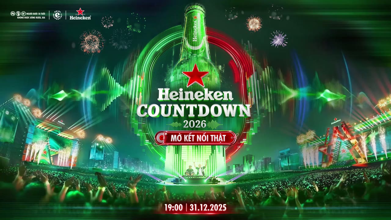Heineken Countdown 2026 event key visual