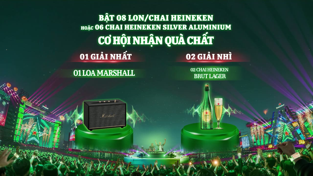 Heineken promotional advertisement landscape frame
